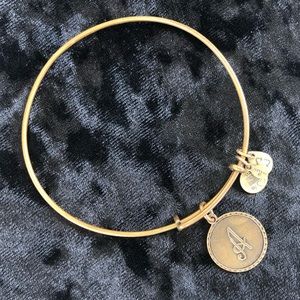 Alex and Ani Initial A Bangle